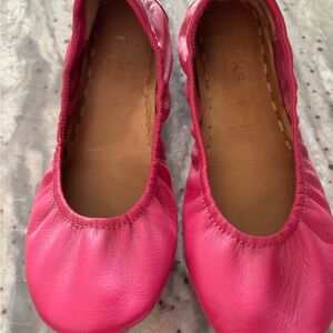 Tieks - Pink Ballet Flats - used- size 8